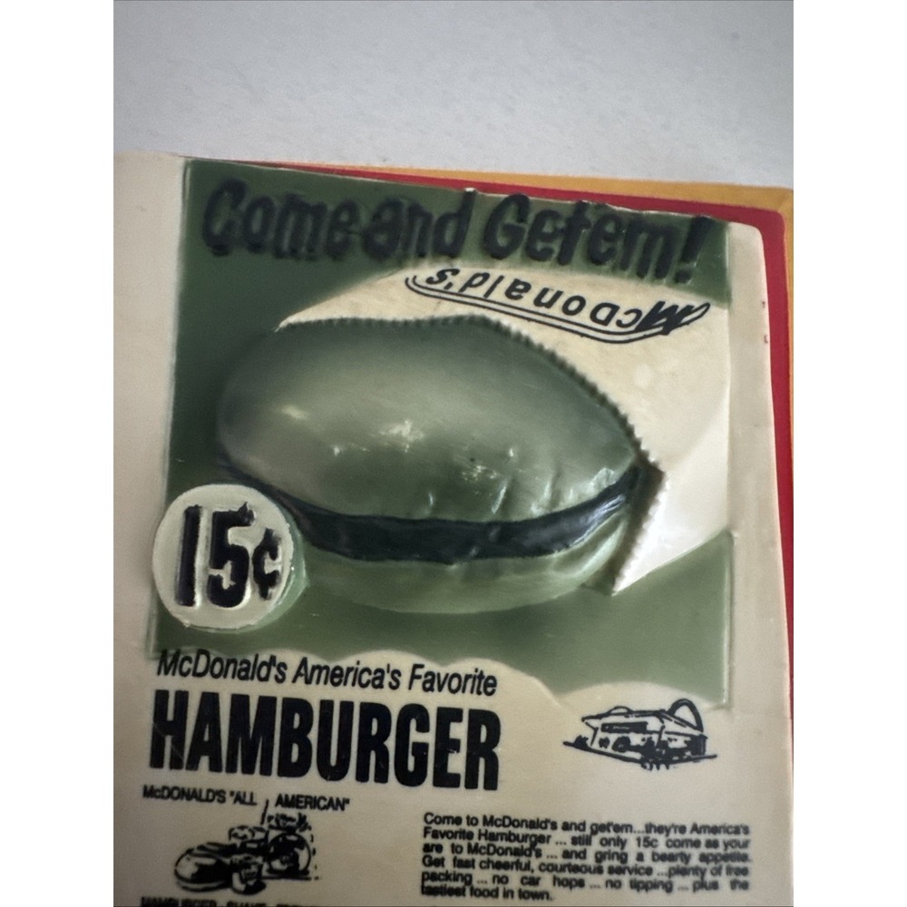 Vintage McDonald's "Come And Get'em" Fridge Magnet. - Picture 4 of 6